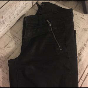 WHBM coated skinny jeans